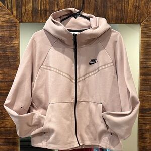 Nike Women's Light Pink hooded zip up jacket size large L